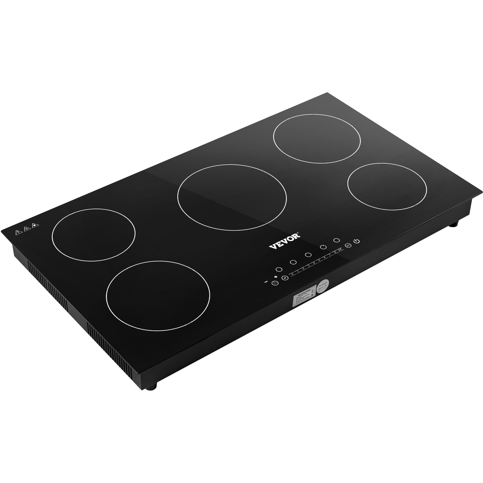 VEVOR Electric Induction/Ceramic Cooktop BuiltIn 2/4/5 Burner Touch