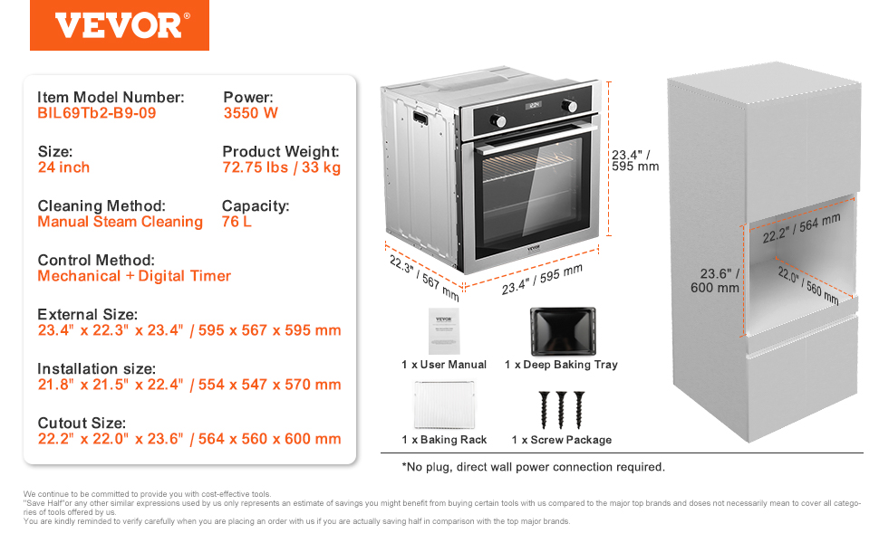 Single Wall Oven A100