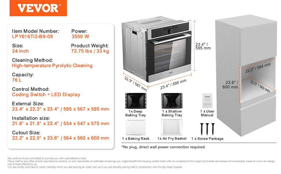 Single Wall Oven A100