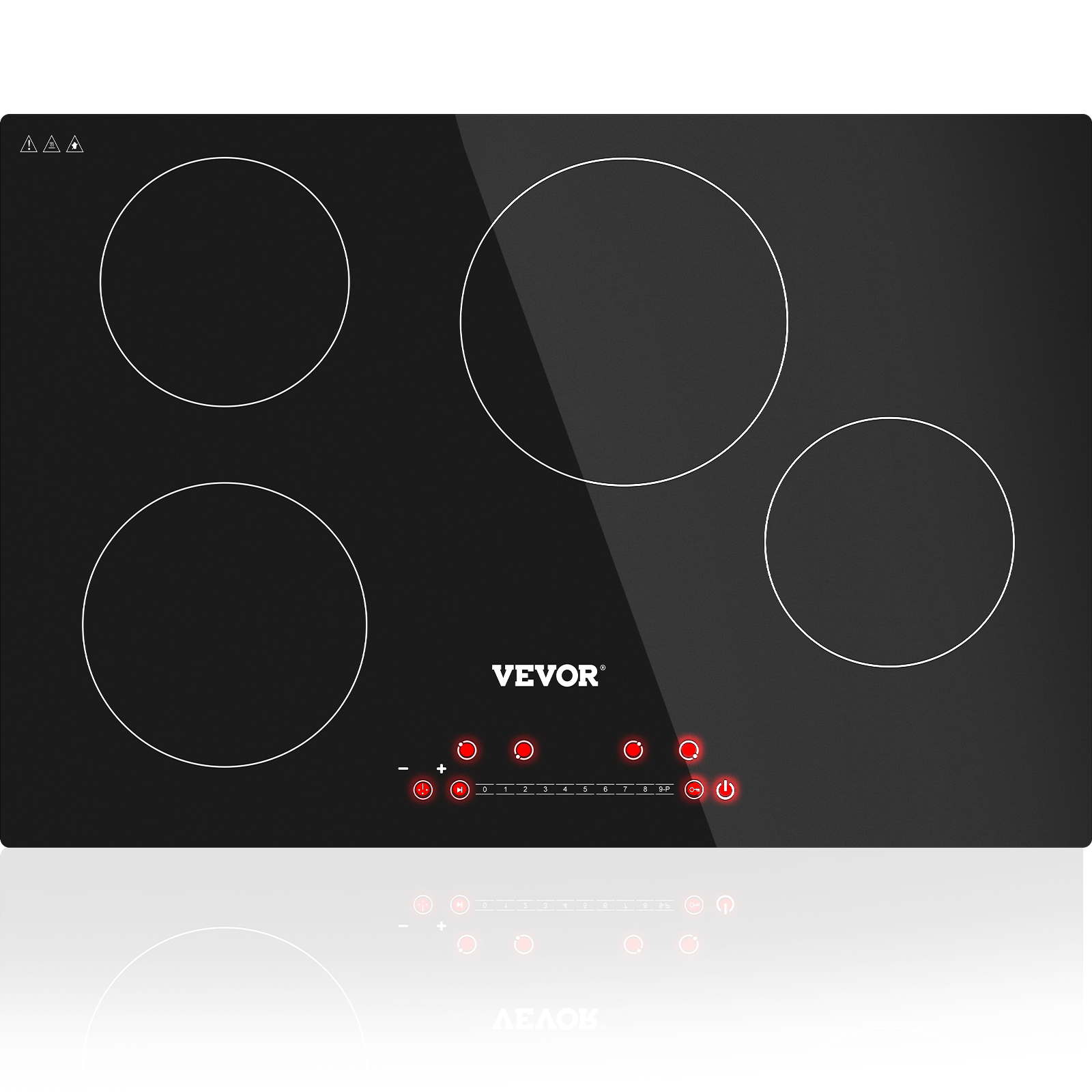 Built-in Ceramic Cooktop,Sensor Touch Control,with 4 Burners