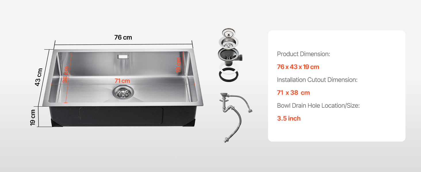 Kitchen Sink,Drop-In,Stainless Steel
