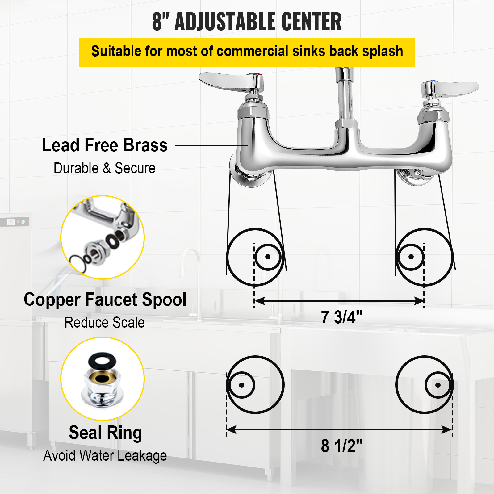 Commercial Wall Mount Faucet F3 ?20986