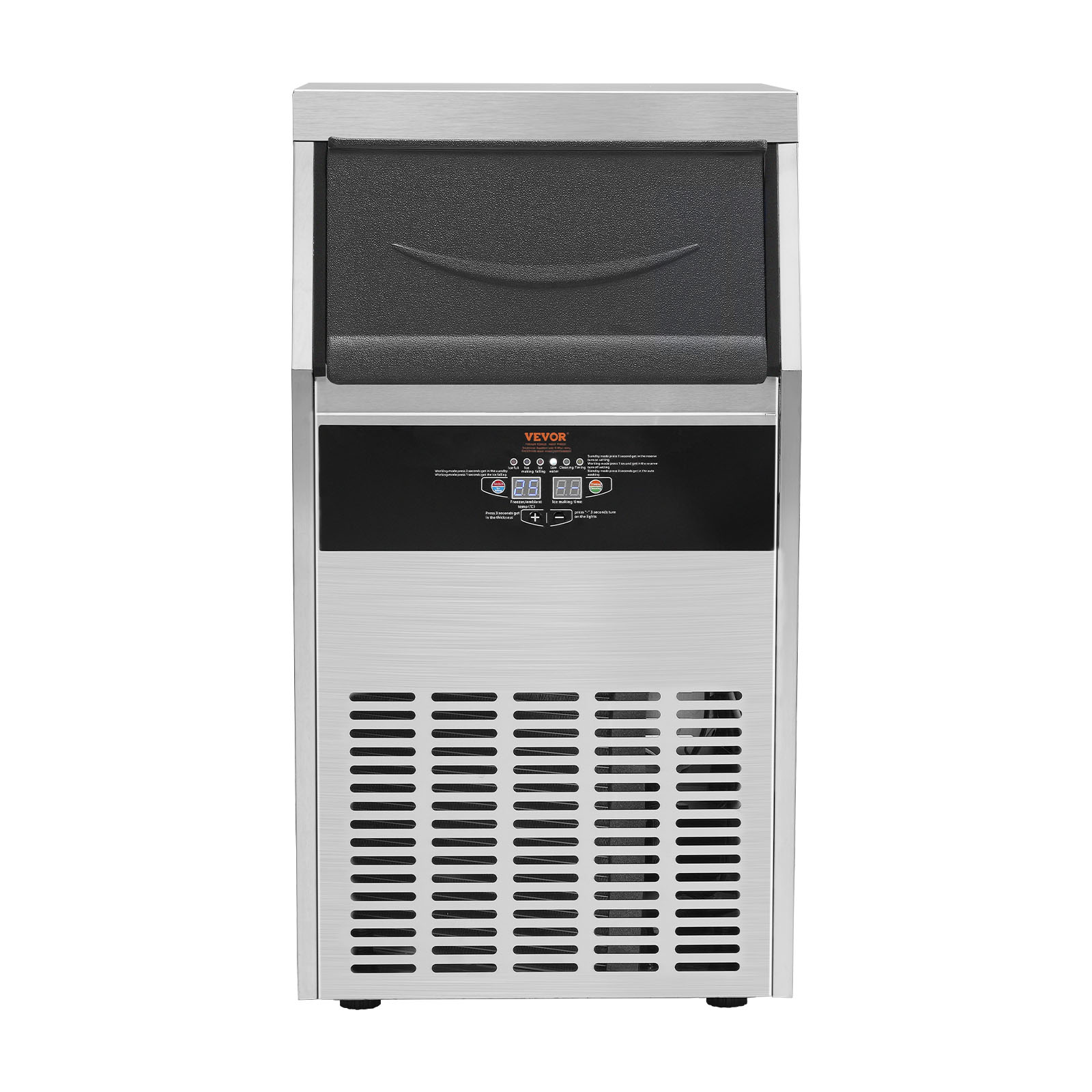 VEVOR 80-150LB Commercial Ice Maker Undercounter Ice Cube Machine Freestanding