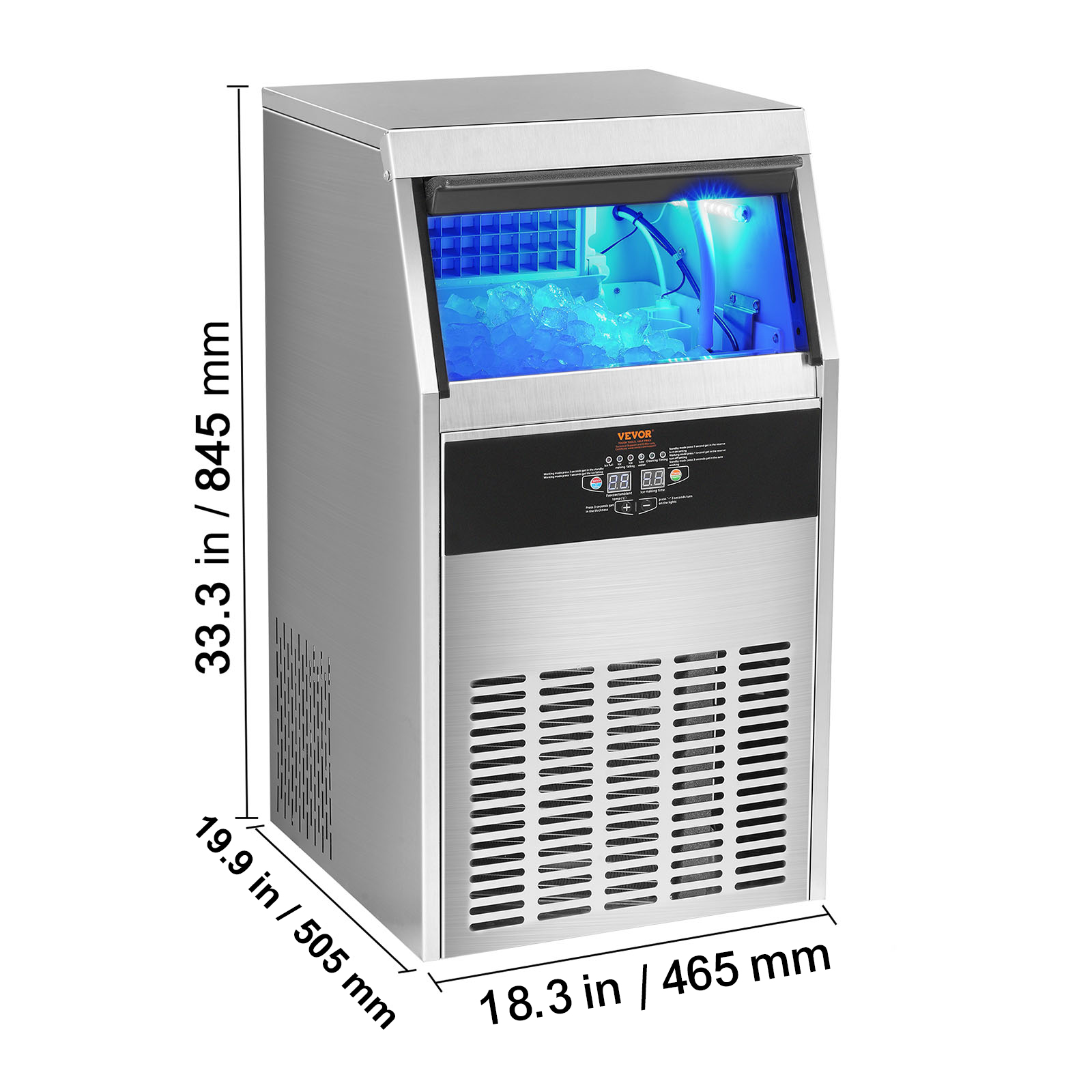 Machine à glaçons avec stockage intégré : Commandez sur