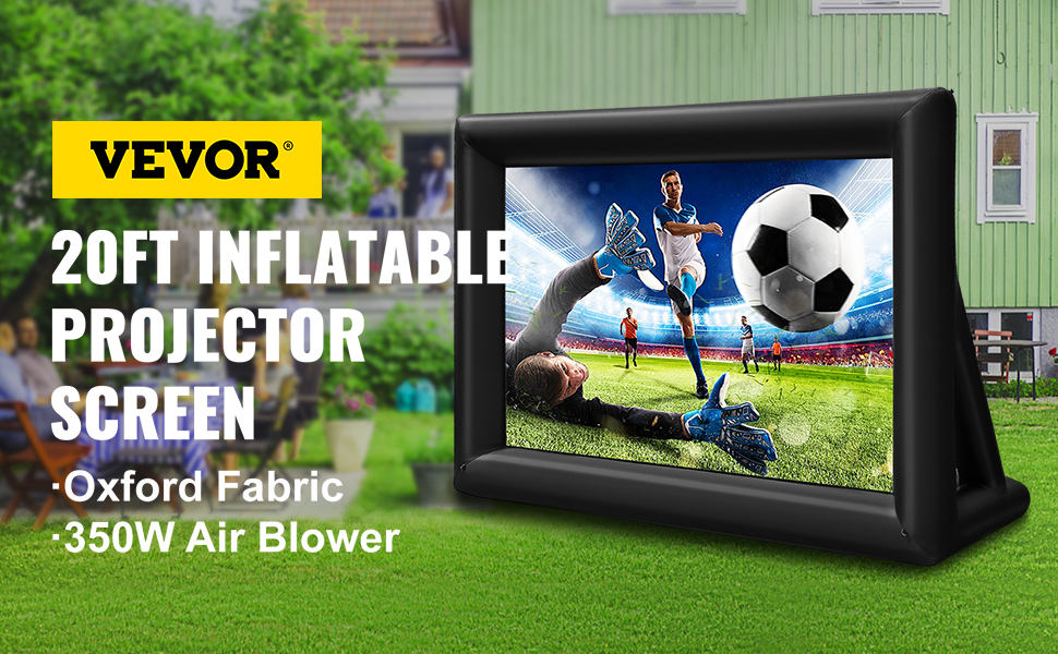 Inflatable movie screen,oxford fabric,20ft