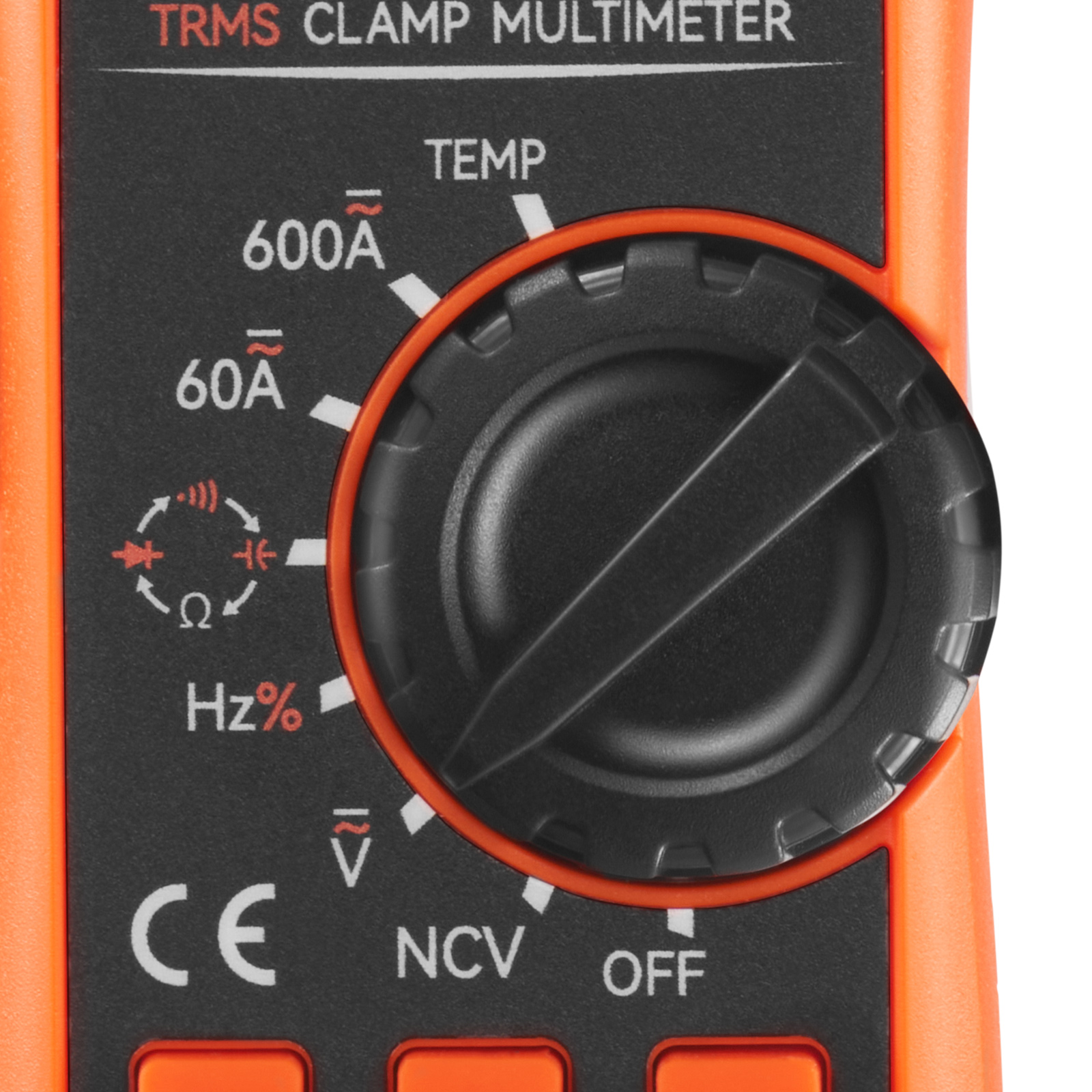 VEVOR Pince Ampèremétrique TRMS Multimètre Professionnel Numérique CA CC  Amp NCV