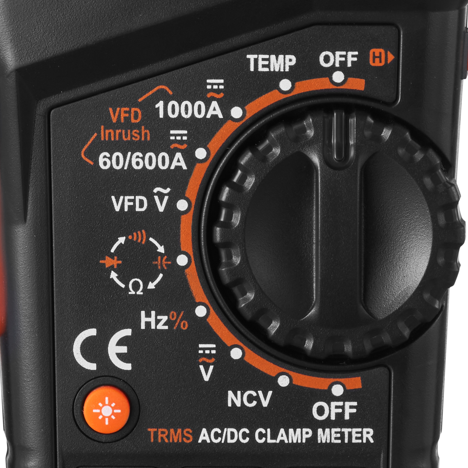 Multímetro digital VEVOR, 4000 cuentas, multímetro probador DC AC  voltímetro NCV, Ohm Volt Amp Tester con sondas de prueba para voltaje  corriente