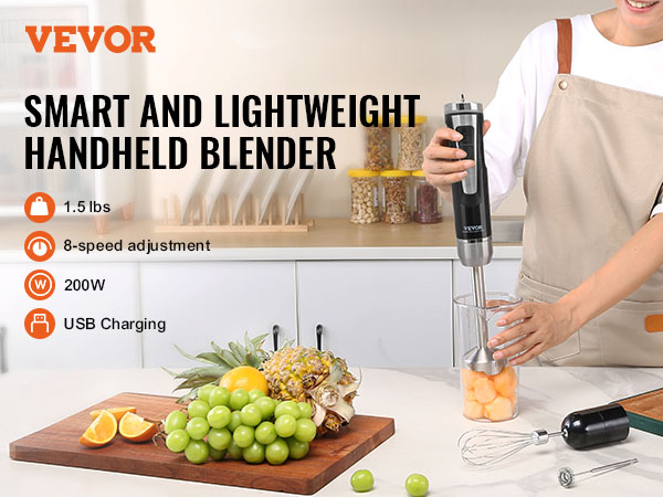Vevor Commercial Handheld Immersion Blender Electric Food Mixer 2