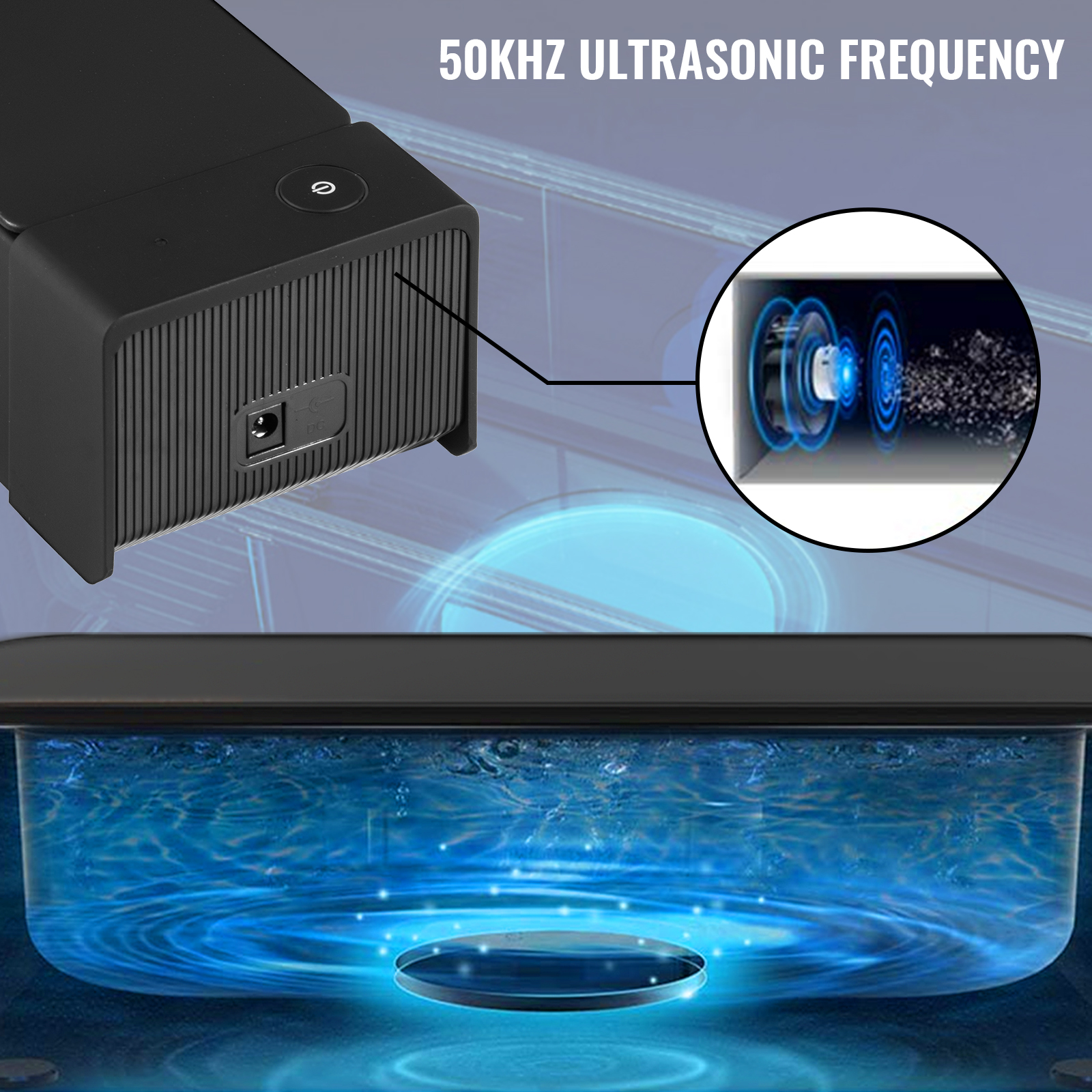 VEVOR VEVOR Ultrasonic Cleaner 600ml MK186 Jewelry Cleaner Clean Eye