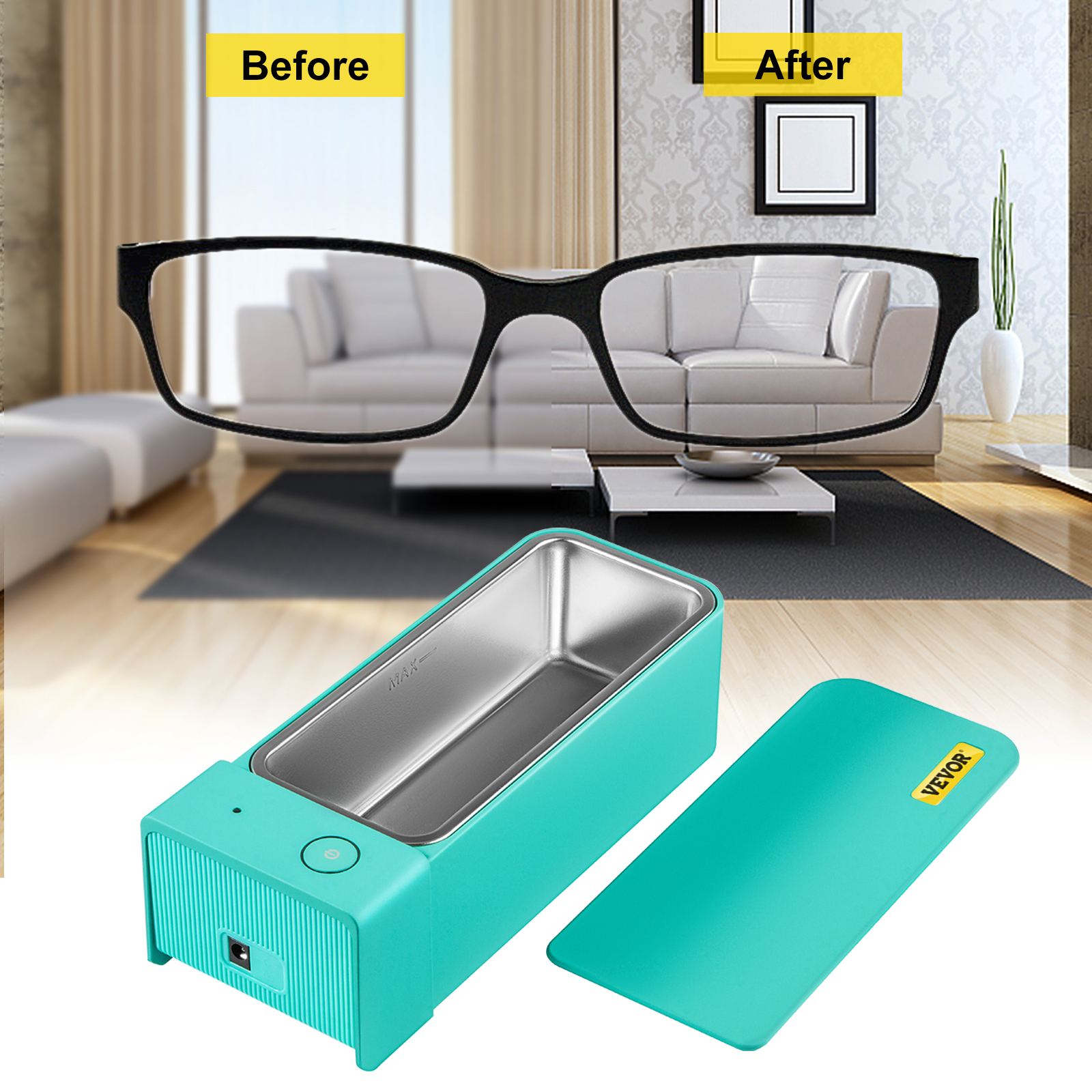 VEVOR VEVOR Ultrasonic Jewelry Cleaner Ultrasonic Eyeglass Cleaner 600