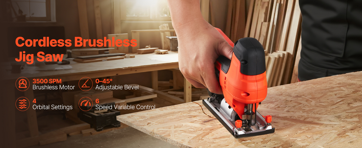 Jig saw performance and speed settings