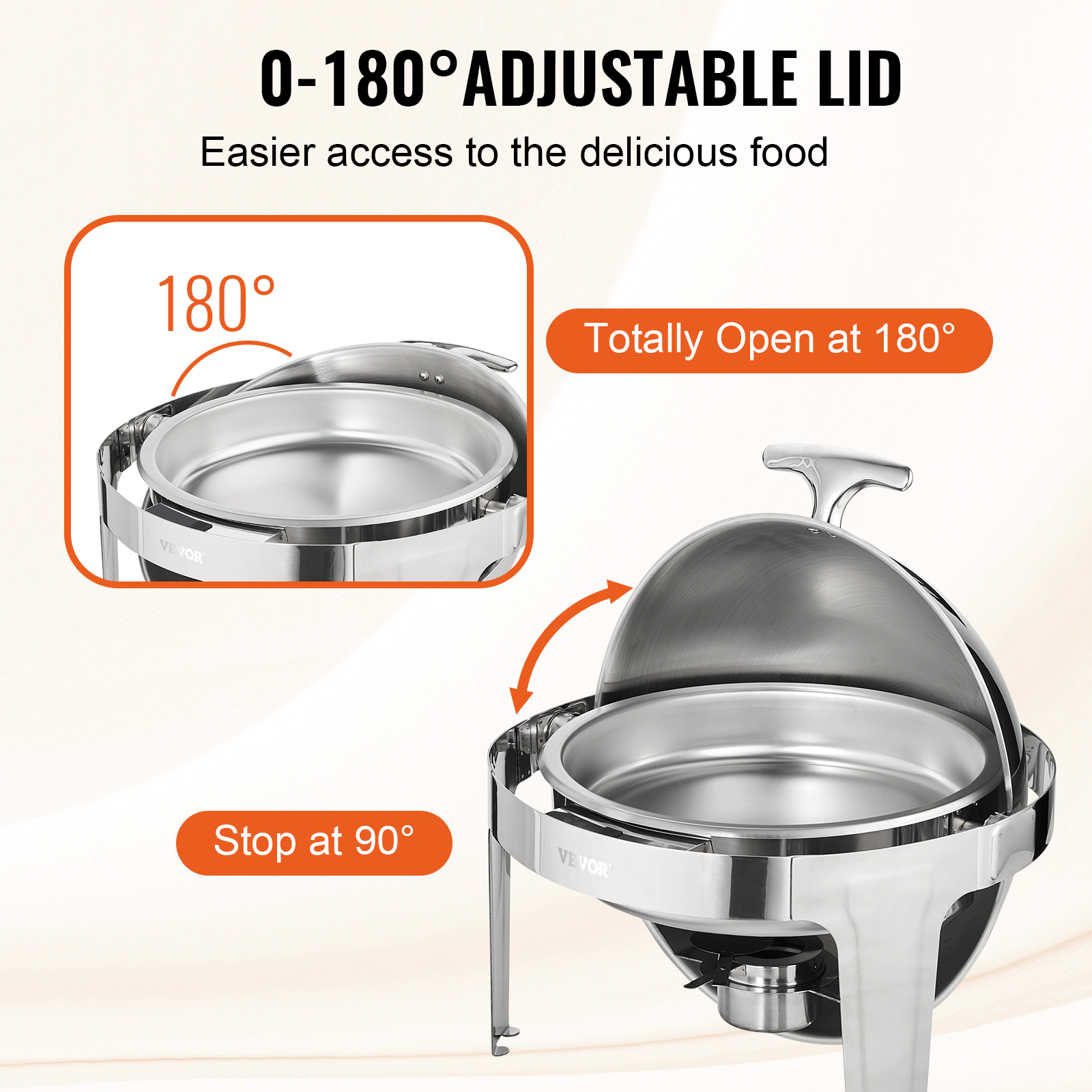 9Qt Stainless Steel Chafer Chafing Dish Sets Catering Food Warmer Buffet Set - Picture 90 of 98