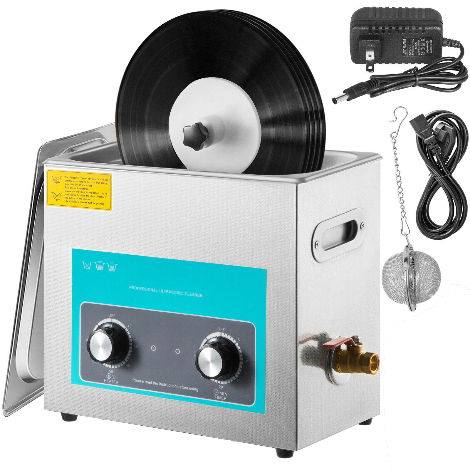 iSonic® Motorized Ultrasonic Vinyl Record Cleaner, 110V (10-Records ) - AV  Luxury Group