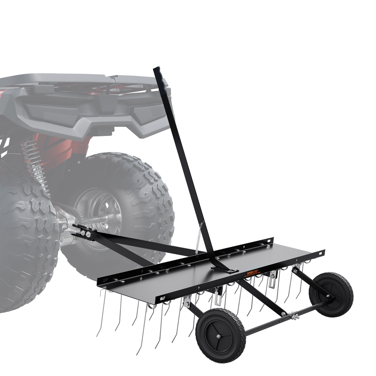 VEVOR Tow Behind Dethatcher40-60"Lawn Dethatcher20/24Tines Rake for ATV or Mower - Picture 27 of 38