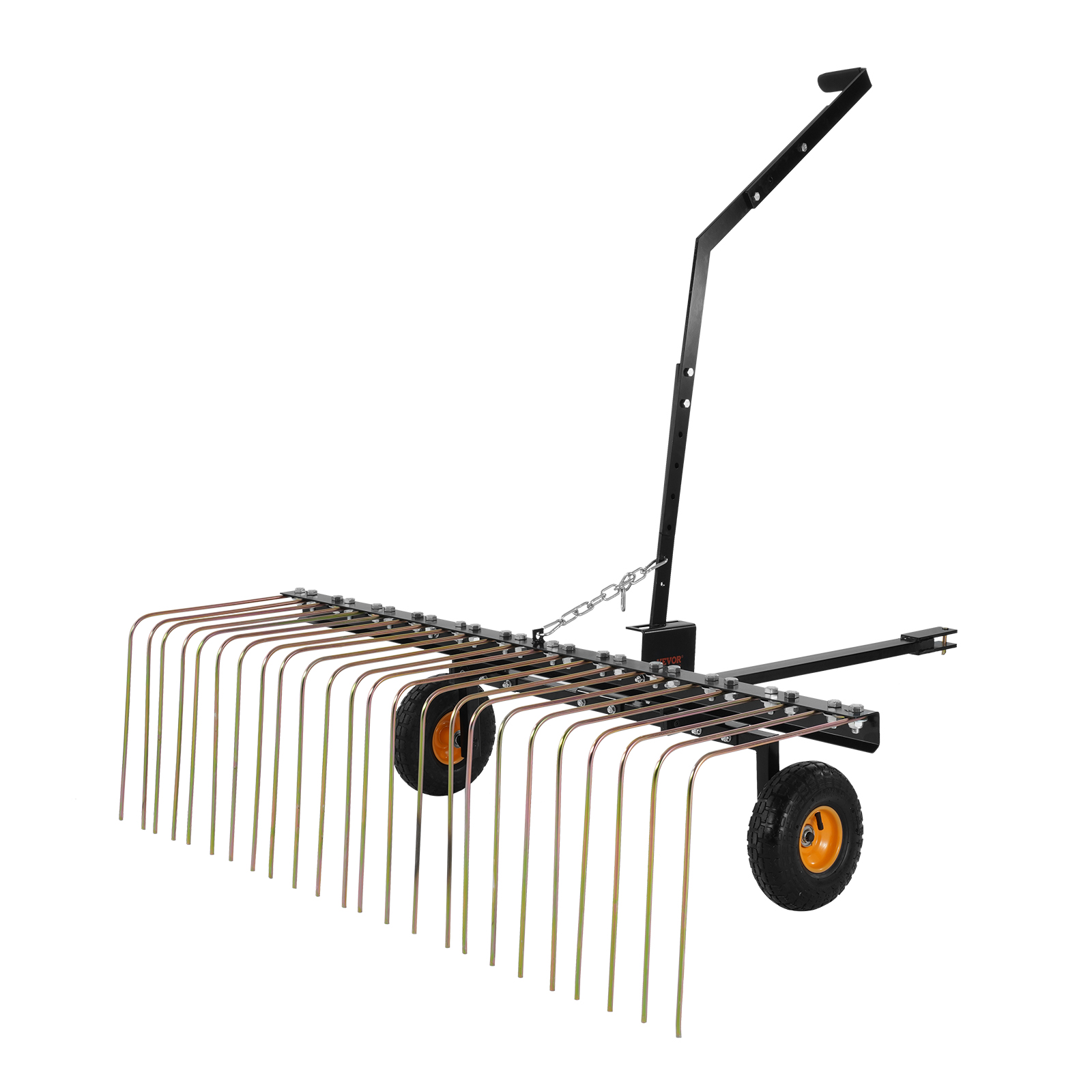 VEVOR Tow Behind Dethatcher40-60"Lawn Dethatcher20/24Tines Rake for ATV or Mower - Picture 23 of 38