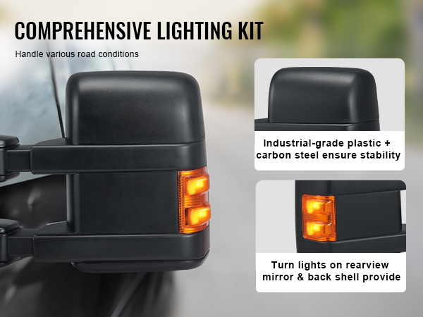 thumbnail image 2 of EVERESTCO Power Heated Tow Mirrors For Ford F250/F350/F450/F550 (1999-07) – Smoke Signal 2 of 2