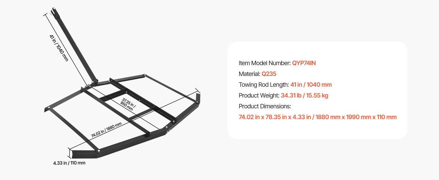 Drag Harrow A100 1.11w