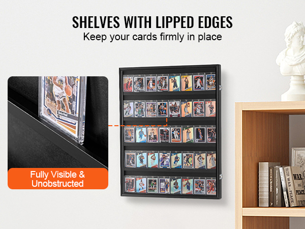 thumbnail image 2 of Wooden Graded Sports Card Display Case – Holds 35+ Cards – UV Protection 2 of 3