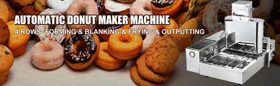 VEVOR Electric Donuts Maker 9-Holes Commercial Donuts Machine Commercial Doughnut  Machine Double-Sided Heating TTQJGMC9110VXEFFIV1 - The Home Depot