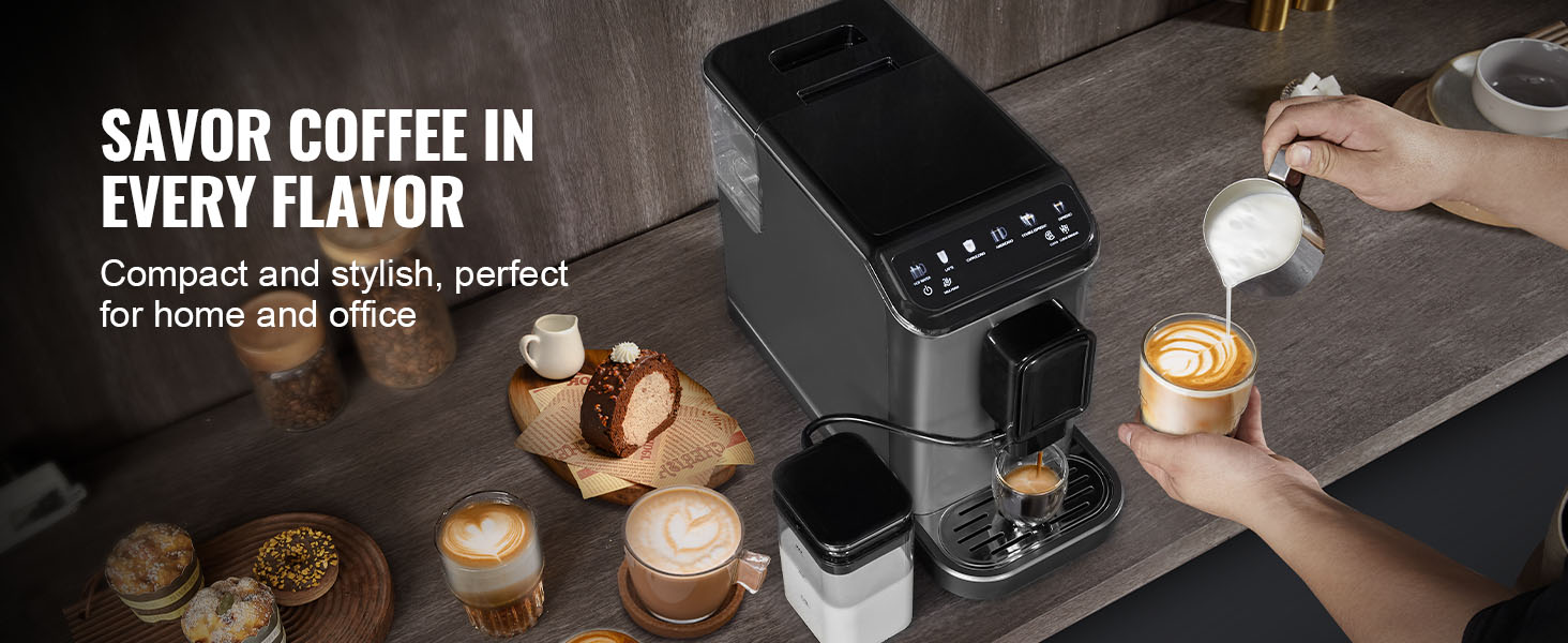 multiple coffee drink options