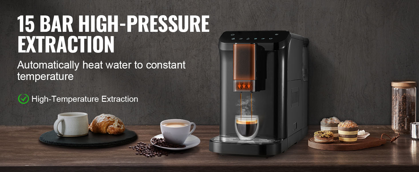 15 bar pressure extraction system