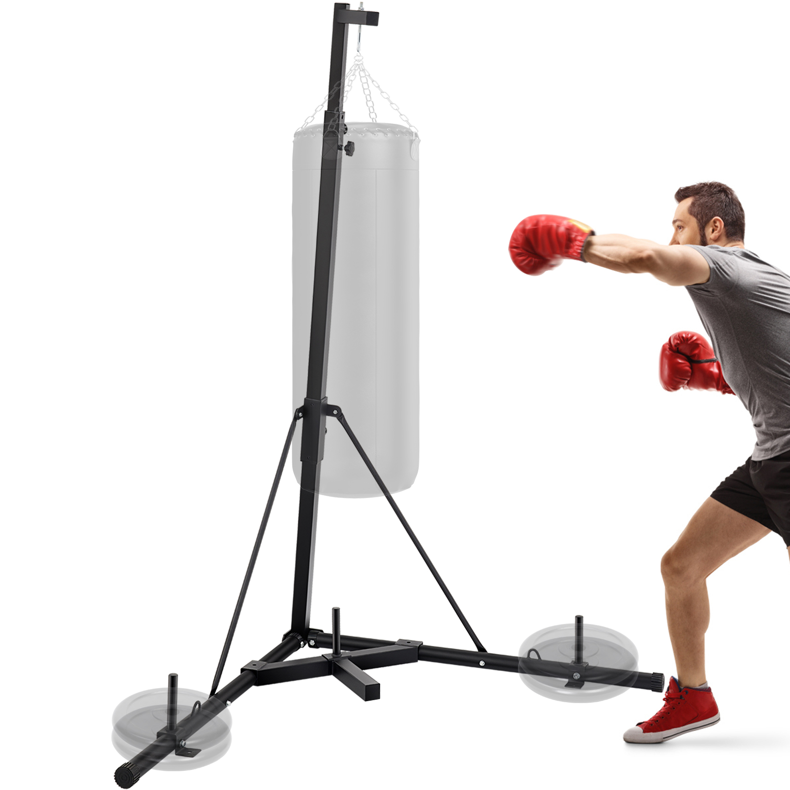 Foldable Boxing Bag Stand Dummy Target Free Standing Punch Bracket BEST PRICE 