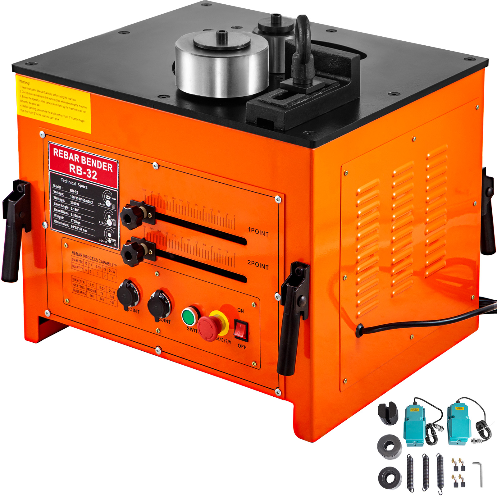 Electric Rebar Bender,1/4''-1