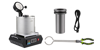 VEVOR Kit Di Forno Fusorio A Gas Propano Capienza 8kg Temperatura Massima 1370℃ Corpo Di Forno In Acciaio Inox Per Metalli Fabbri Raffinerie Kit Di Forno Di Fusione Con Bruciatore A Propano 88727480 - Foto 5