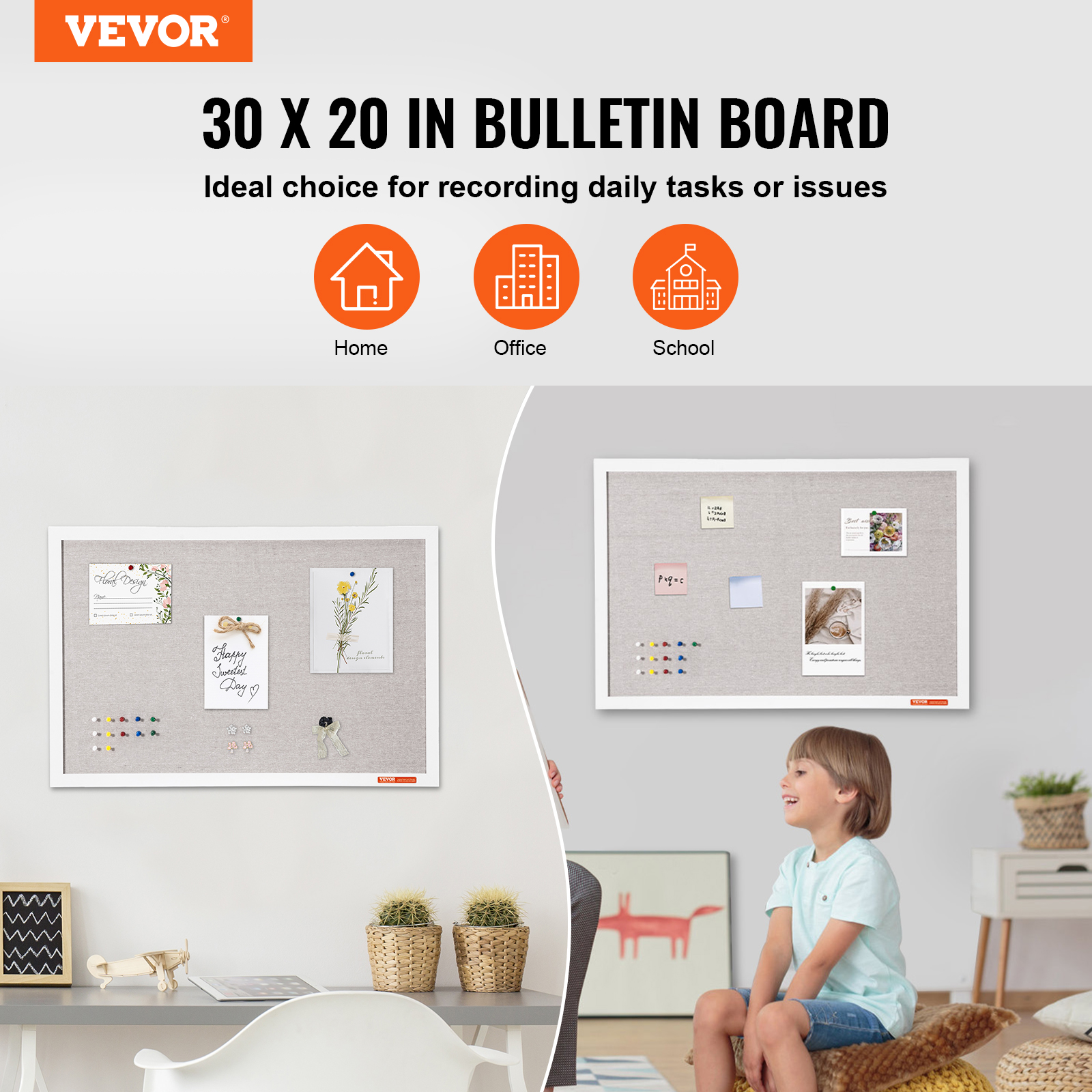 24x18-48x36inch Whiteboard Cork Board Combo with Aluminum Frame for School Home - Picture 38 of 120