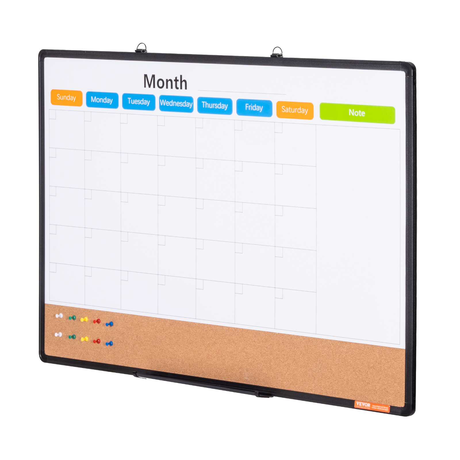 24x18-48x36inch Whiteboard Cork Board Combo with Aluminum Frame for School Home - Picture 71 of 120