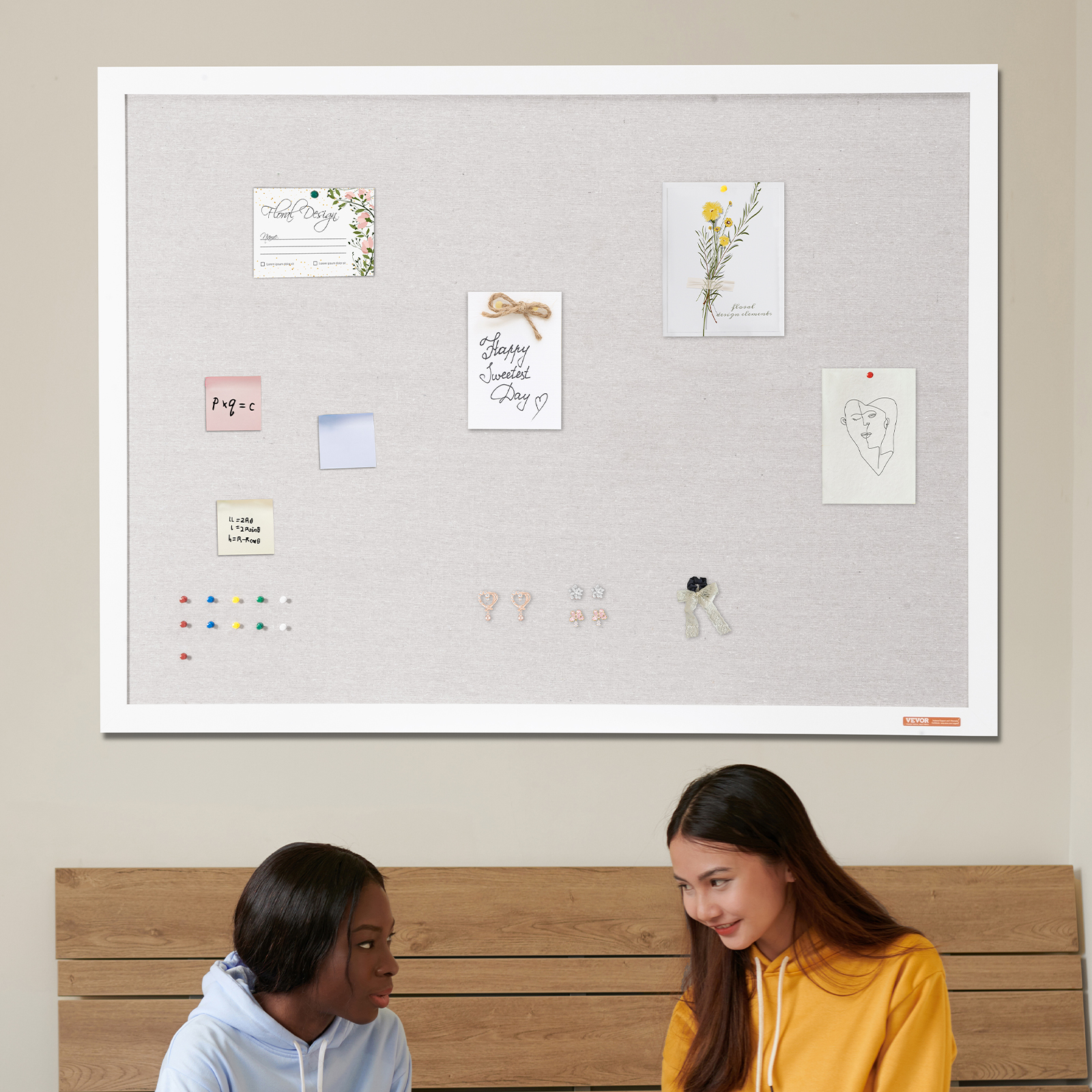 24x18-48x36inch Whiteboard Cork Board Combo with Aluminum Frame for School Home - Picture 104 of 120