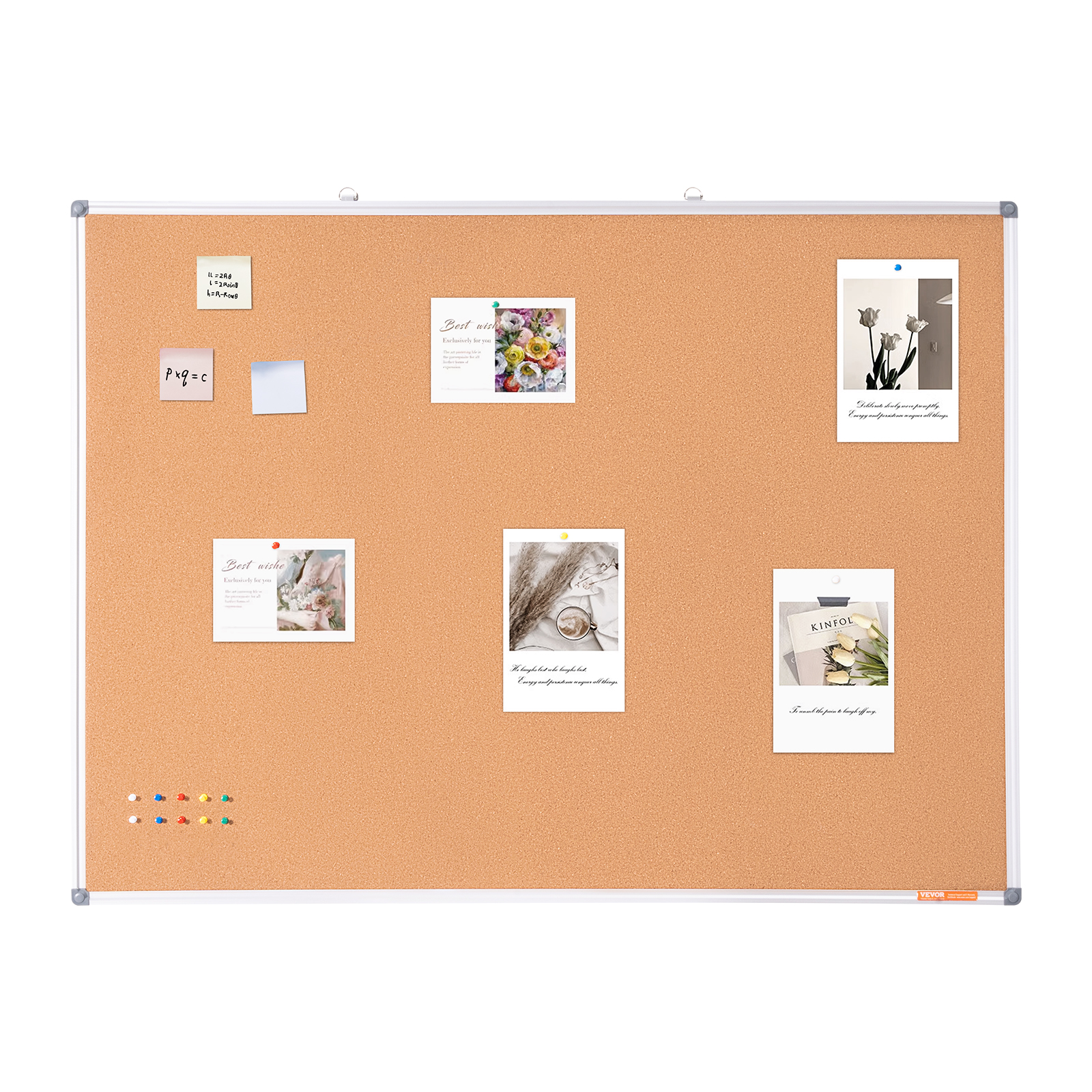 24x18-48x36inch Whiteboard Cork Board Combo with Aluminum Frame for School Home - Picture 117 of 120