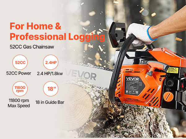 Tronçonneuse à Essence 52 Cc Avec Système Anti-vibration (GS5200B