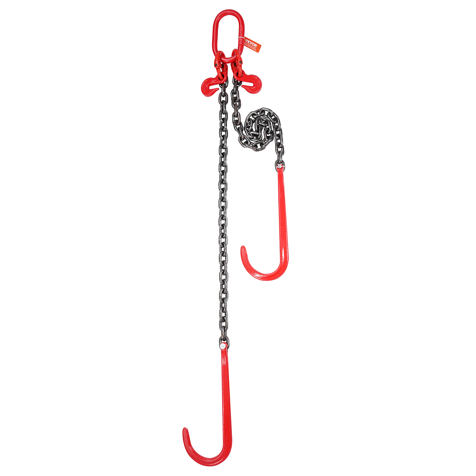 VEVOR 3/8" 5/16" Tow Chain J Hook G80 2ft, 3ft, 6ft V-Chain Wrecker Grab Hooks - Picture 37 of 74