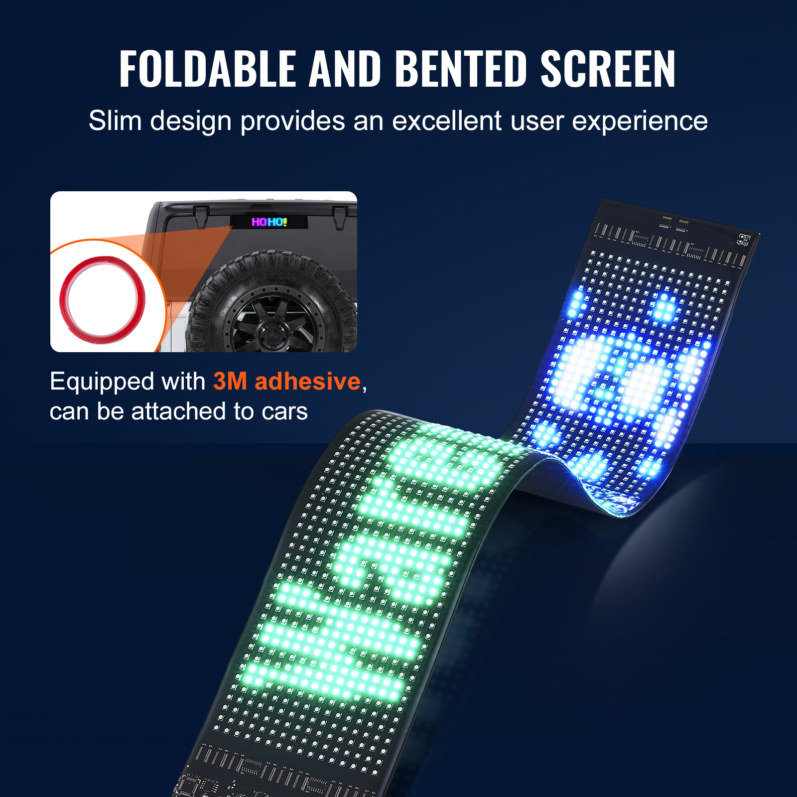 VEVOR LED Display Programmierbar Nachricht Schild 99x19cm Bewegen Beleuchtung - Bild 42 von 98