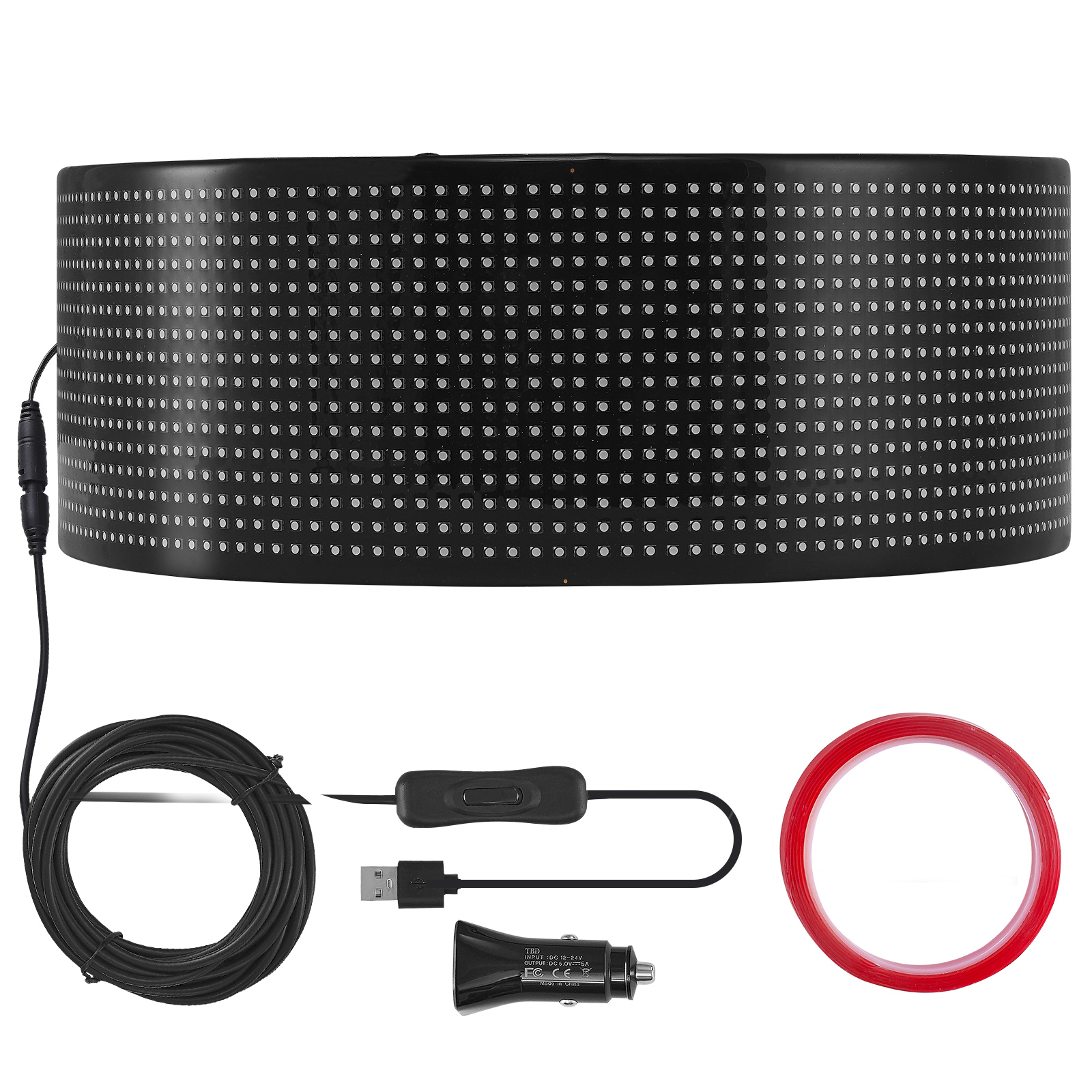 VEVOR LED Display Programmierbar Nachricht Schild 99x19cm Bewegen Beleuchtung - Bild 47 von 98