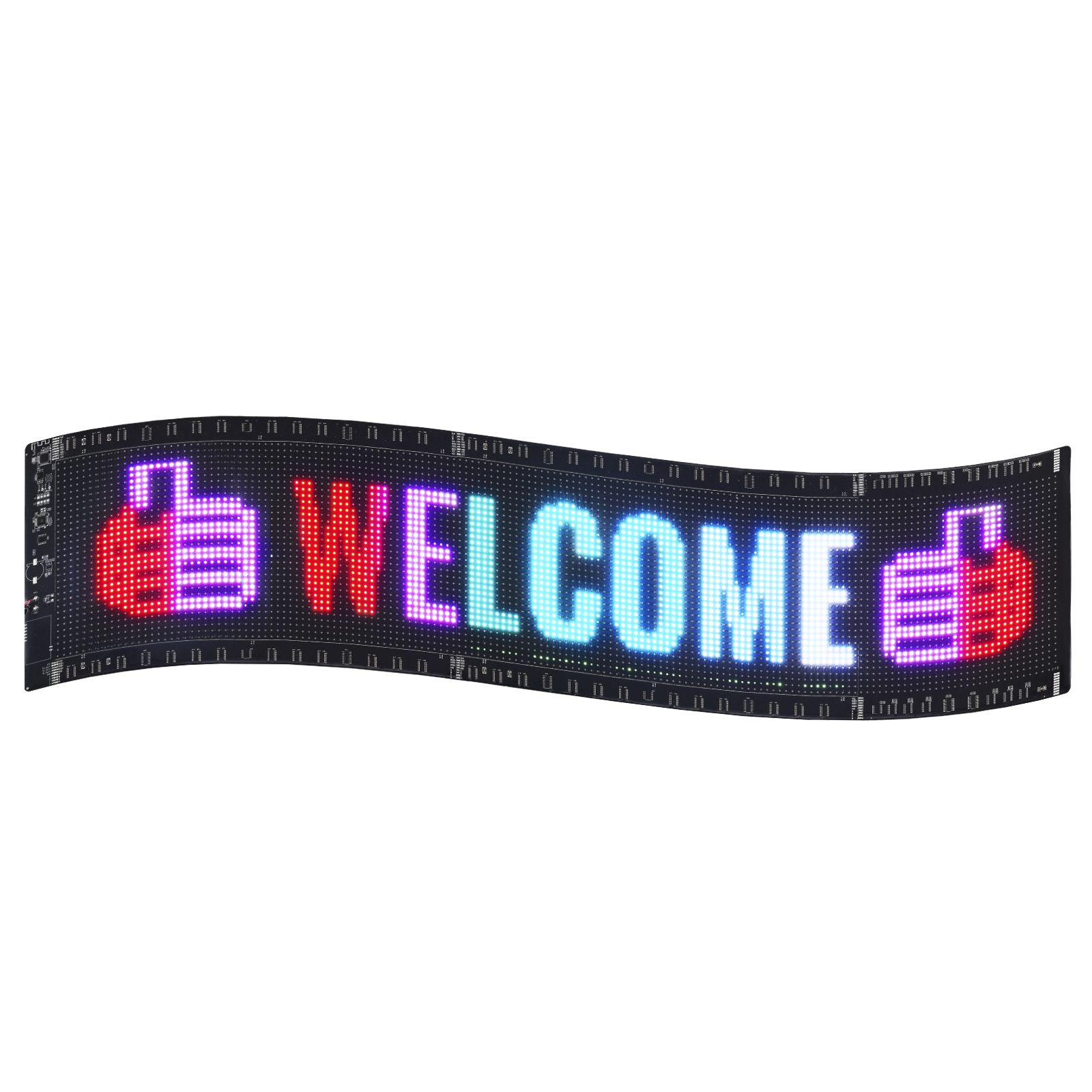 VEVOR LED Display Programmierbar Nachricht Schild 99x19cm Bewegen Beleuchtung - Bild 73 von 98