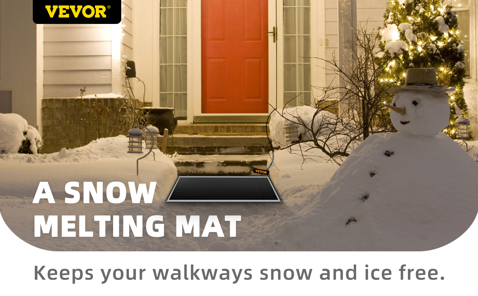 Heated Entrance Floor Mats - Ice and Snow Melting Mats are Electric Door  Mats