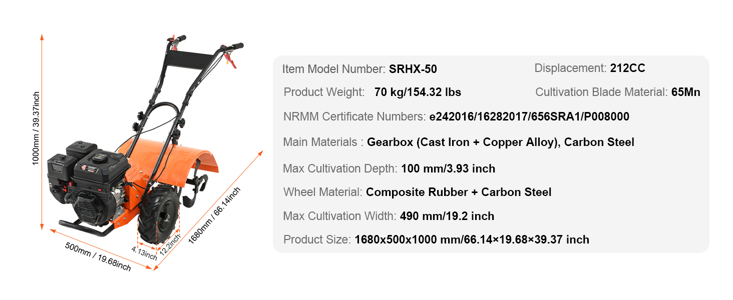 Tiller Cultivator A100 1.11w