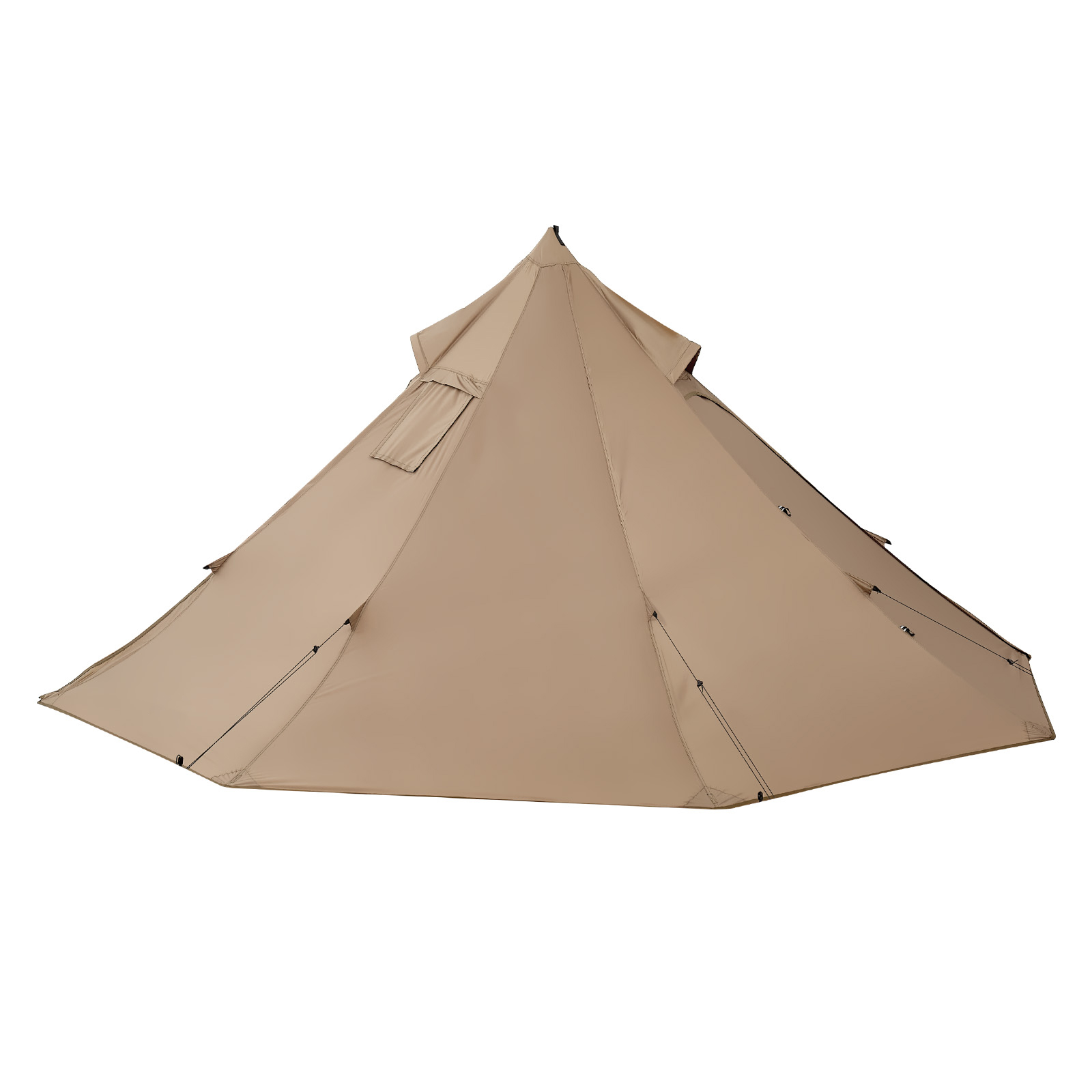 Uimoso Camping Tent Cabin Tent Tipi Tent w/ Stove Jack Lightweight Hot Tent