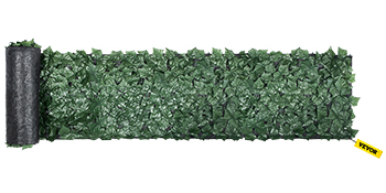 VEVOR Artificial Ivy Privacy Fence Screen, 39"x158" Ivy Fence, PP Faux Ivy Leaf Artificial Hedges Fence, Faux Greenery Outdoor Privacy Panel Decoration for Garden, Decor, Balcony, Patio, Indoor