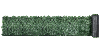 VEVOR Ivy Privacy Fence Screen, 39"x198" PP Faux Leaf Artificial Hedges, 3-Layers Indoor or Outdoor Greenery Leaves Panel, Multi-use for Garden, Yard, Decor, Balcony, Patio, Home, Green, 39 x 198 Inch