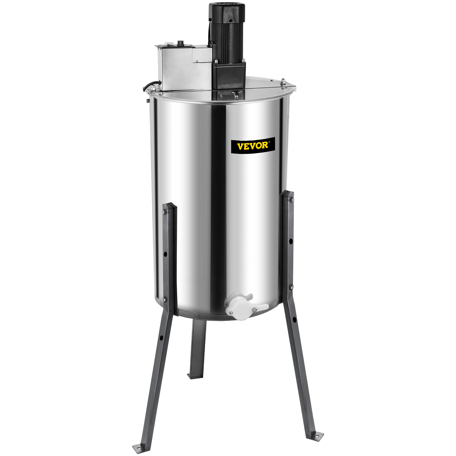 4 Frame, Stainless Steel, Manual Honey  Extractor