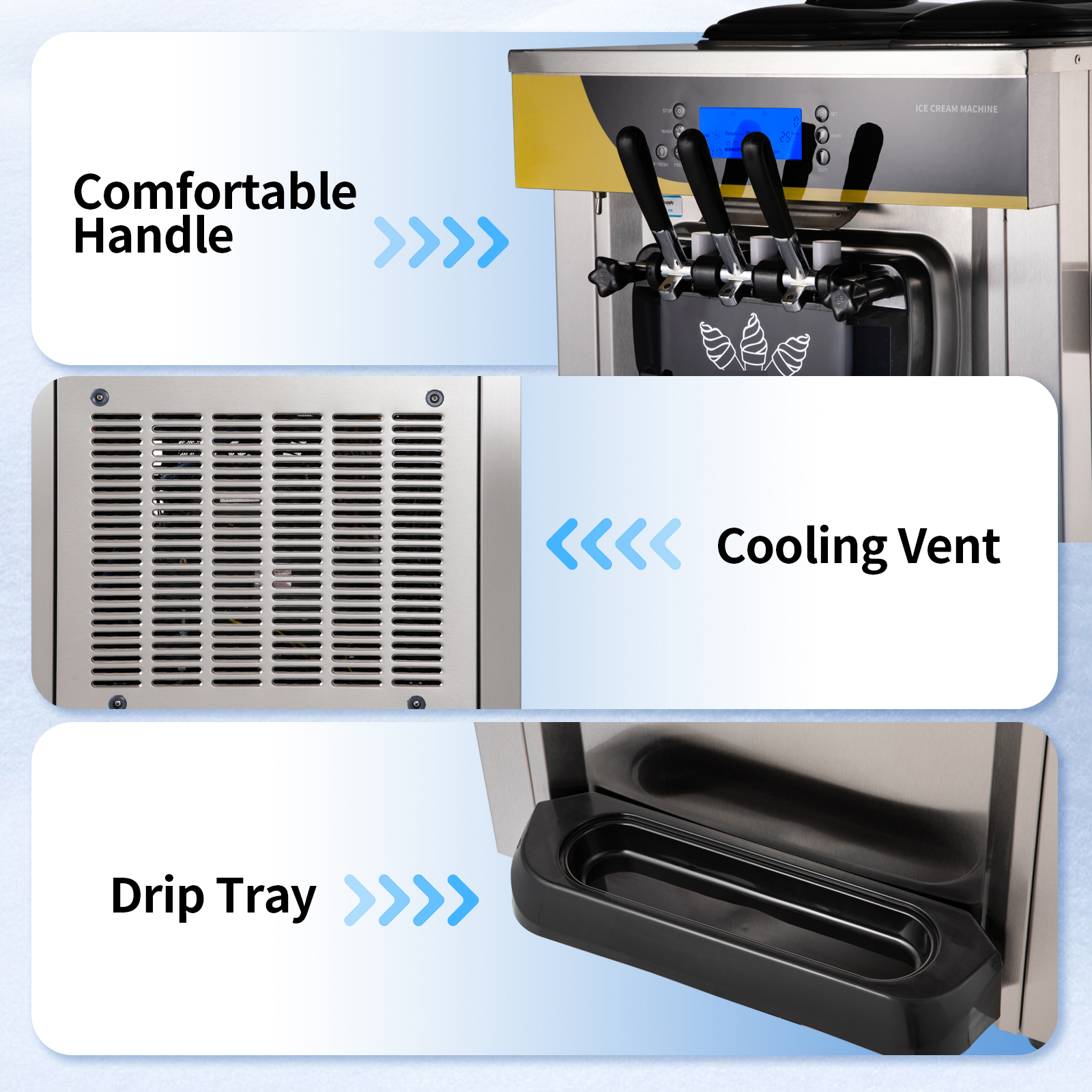 Soft Ice Cream Machine M100 6w