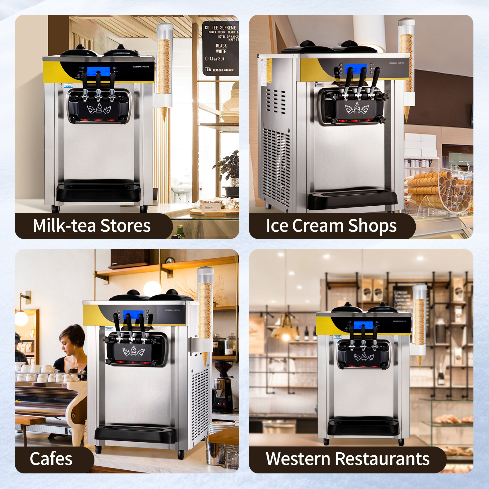 Soft Ice Cream Machine M100 7w