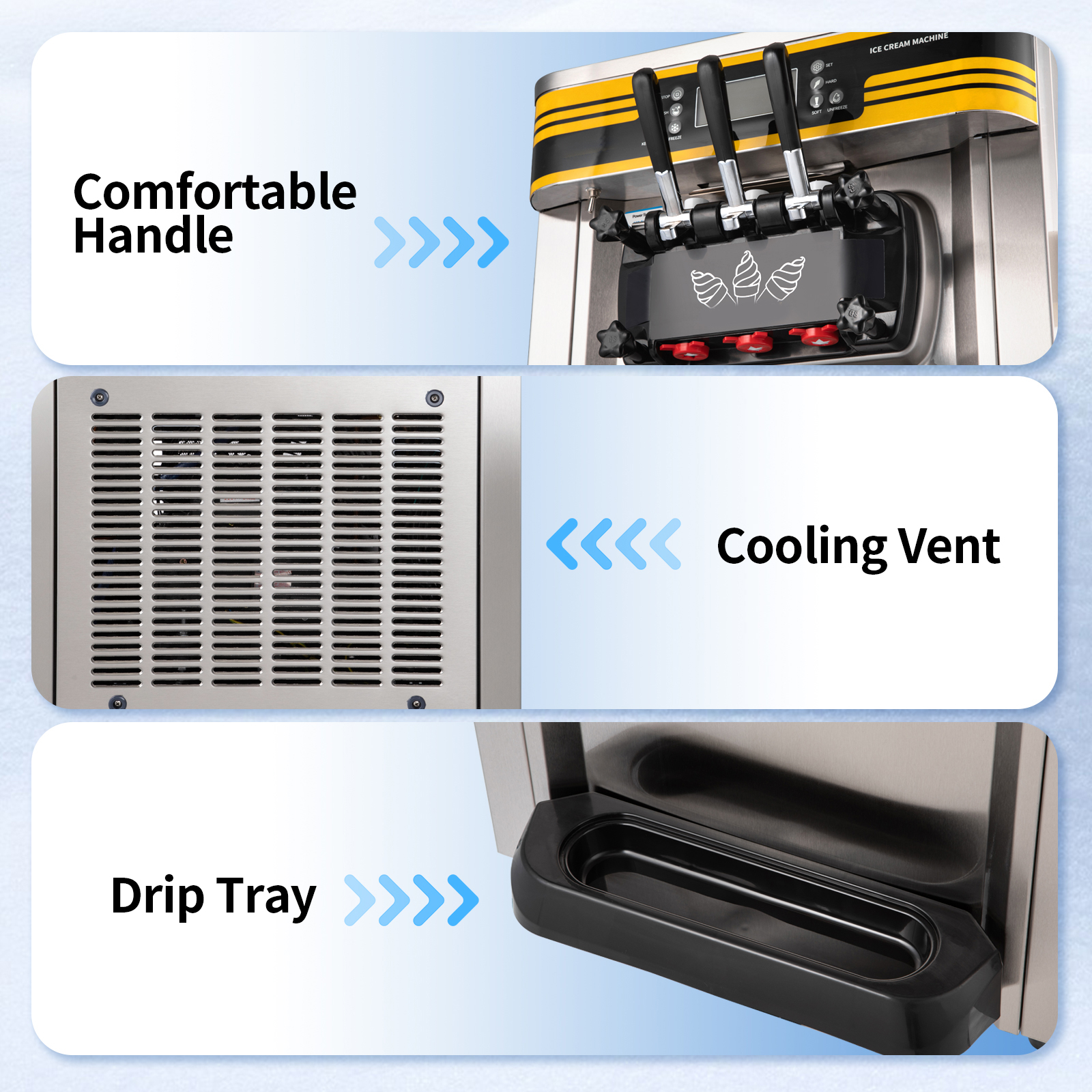 Soft Ice Cream Machine M100 6w