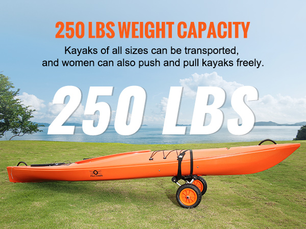 Kayak chariot + roues - Accessoire de kayak | TAHE