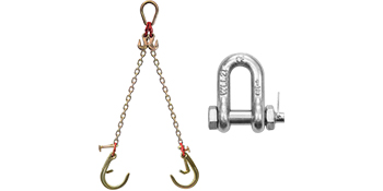 VEVOR J Hook Chain, 5/16 in x 2 ft Tow Chain Bridle, Grade 80 J