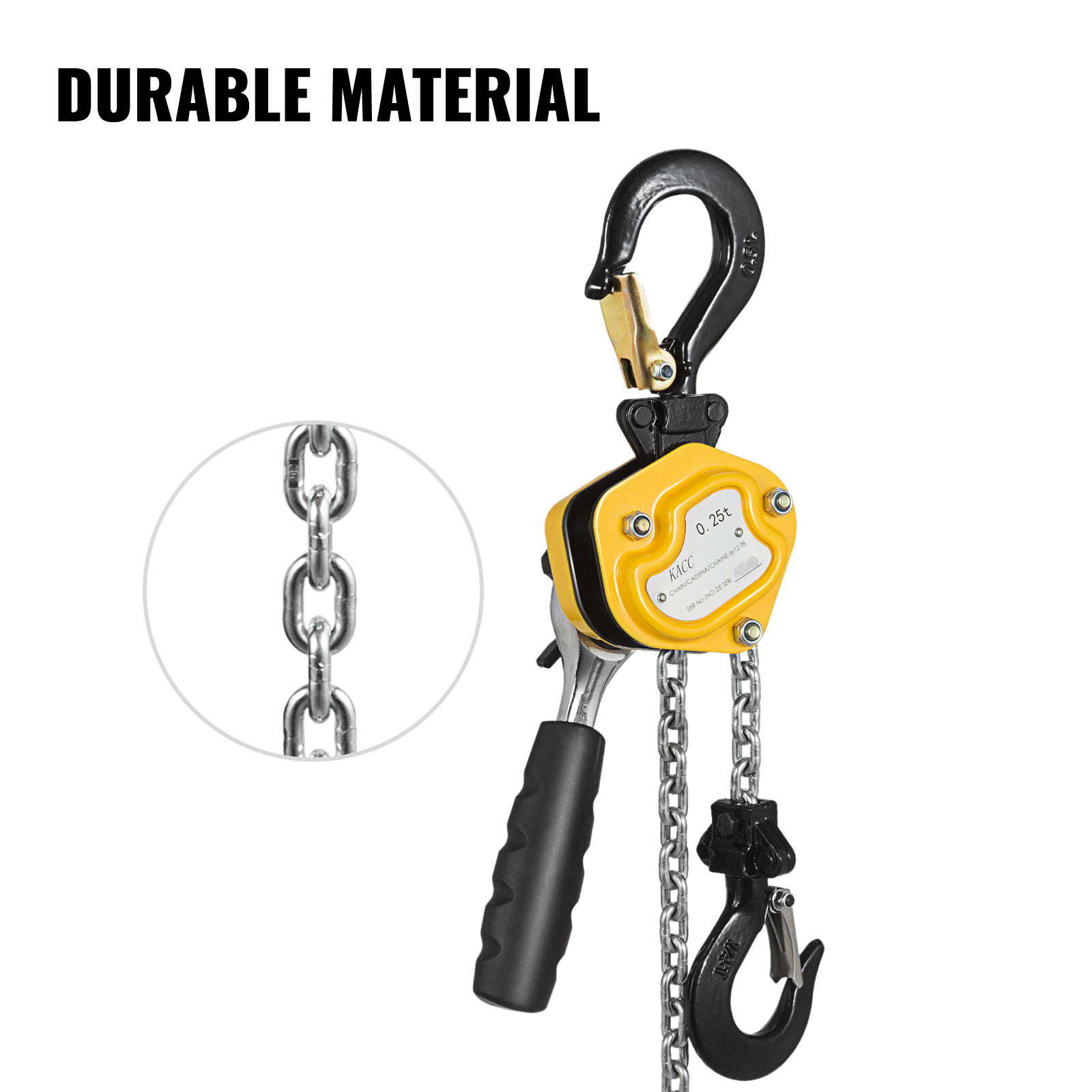 550Lbs Manual Lever Chain Hoist Lever Block Chain Hoist Lift VEVOR CA