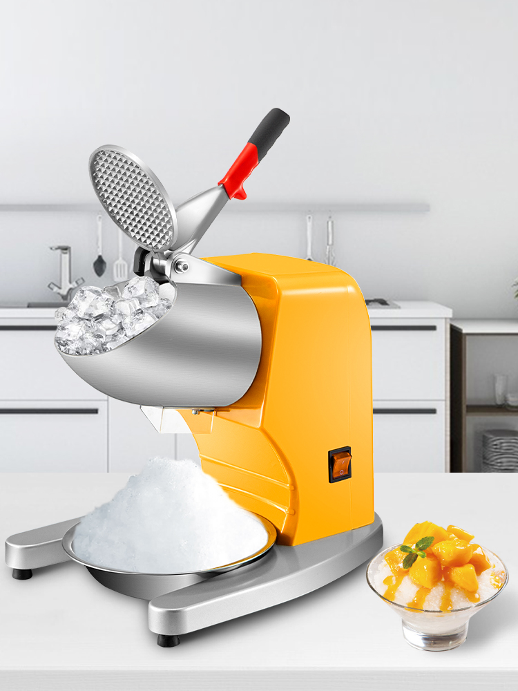 Home Manual Ice Crusher Multi\-function Hand Shaved Ice Machine Ice Chopper  Kitchen Bar Ice Blenders Tools grey 
